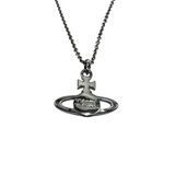 VIVIENNE WESTWOOD SILVER MAYFAIR BAS RELIEF NECKLACE