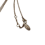 VIVIENNE WESTWOOD ROSE GOLD MAYFAIR BAS RELIEF NECKLACE