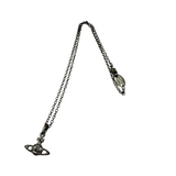 VIVIENNE WESTWOOD TINY BAS RELIEF SILVER NECKLACE