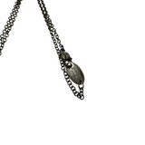 VIVIENNE WESTWOOD TINY BAS RELIEF SILVER NECKLACE