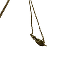 VIVIENNE WESTWOOD CUTOUT GOLD NECKLACE