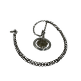 VIVIENNE WESTWOOD LARGE ORB SILVER NECKLACE