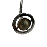 VIVIENNE WESTWOOD LARGE ORB SILVER NECKLACE