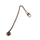 VIVIENNE WESTWOOD 3D MAYFAIR ROSE GOLD NECKLACE