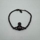 VIVIENNE WESTWOOD PURPLE ORB BRACELET