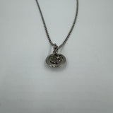 VIVIENNE WESTWOOD SILVER PETITE ORB NECKLACE