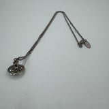 VIVIENNE WESTWOOD SILVER PETITE ORB NECKLACE