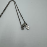 VIVIENNE WESTWOOD SILVER PETITE ORB NECKLACE