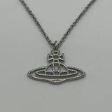 VIVIENNE WESTWOOD SILVER CUTOUT NECKLACE