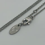 VIVIENNE WESTWOOD SILVER CUTOUT NECKLACE