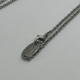 VIVIENNE WESTWOOD BIG SILVER CUTOUT NECKLACE