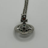 VIVIENNE WESTWOOD SILVER ORB NECKLACE