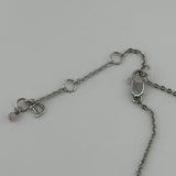 DIOR HEART SILVER/PINK NECKLACE