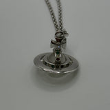 AUTHENTIC VIVIENNE WESTWOOD SILVER ORB NECKLACE