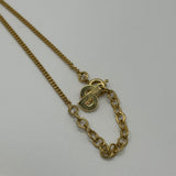 DIOR CRYSTAL KNOT CD NECKLACE