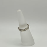 GUCCI GHOST THIN SILVER RING US6