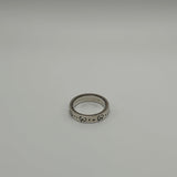 GUCCI GHOST THIN SILVER RING US6