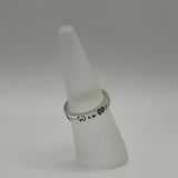 GUCCI GHOST THIN SILVER RING US7 1/4