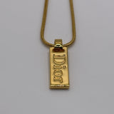 DIOR GOLD PLATE NECKLACE