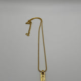 DIOR GOLD PLATE NECKLACE