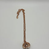 VIVIENNE WESTWOOD MULTI CRYSTAL PINK ORB NECKLACE