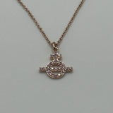 VIVIENNE WESTWOOD CRYSTAL WILBA NECKLACE