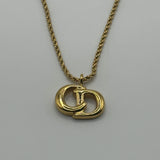 DIOR CLASSIC CD NECKLACE GOLD