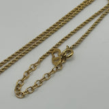 DIOR CLASSIC CD NECKLACE GOLD