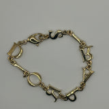 DIOR PARIS LETTER BRACELET GOLD