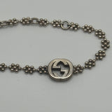 GUCCI INTERLOCKING G BRACELET SILVER