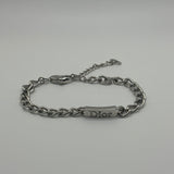 DIOR MEDIUM SILVER PLATE BRACELET