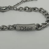 DIOR MEDIUM SILVER PLATE BRACELET