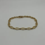 DIOR SMALL CD CHAIN BRACELET GOLD