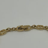 DIOR SMALL CD CHAIN BRACELET GOLD