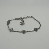 LOUIS VUITTON FLOWERFUL FULL BRACELET SILVER