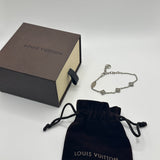 LOUIS VUITTON FLOWERFUL FULL BRACELET SILVER