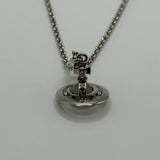 VIVIENNE WESTWOOD SILVER ORB NECKLACE