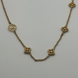 LOUIS VUITTON FLOWERFUL NECKLACE GOLD