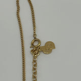 DIOR CD HEART NECKLACE GOLD