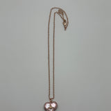 VIVIENNE WESTWOOD PINK HEART PENDANT NECKLACE