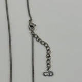 DIOR HEART NECKLACE SILVER