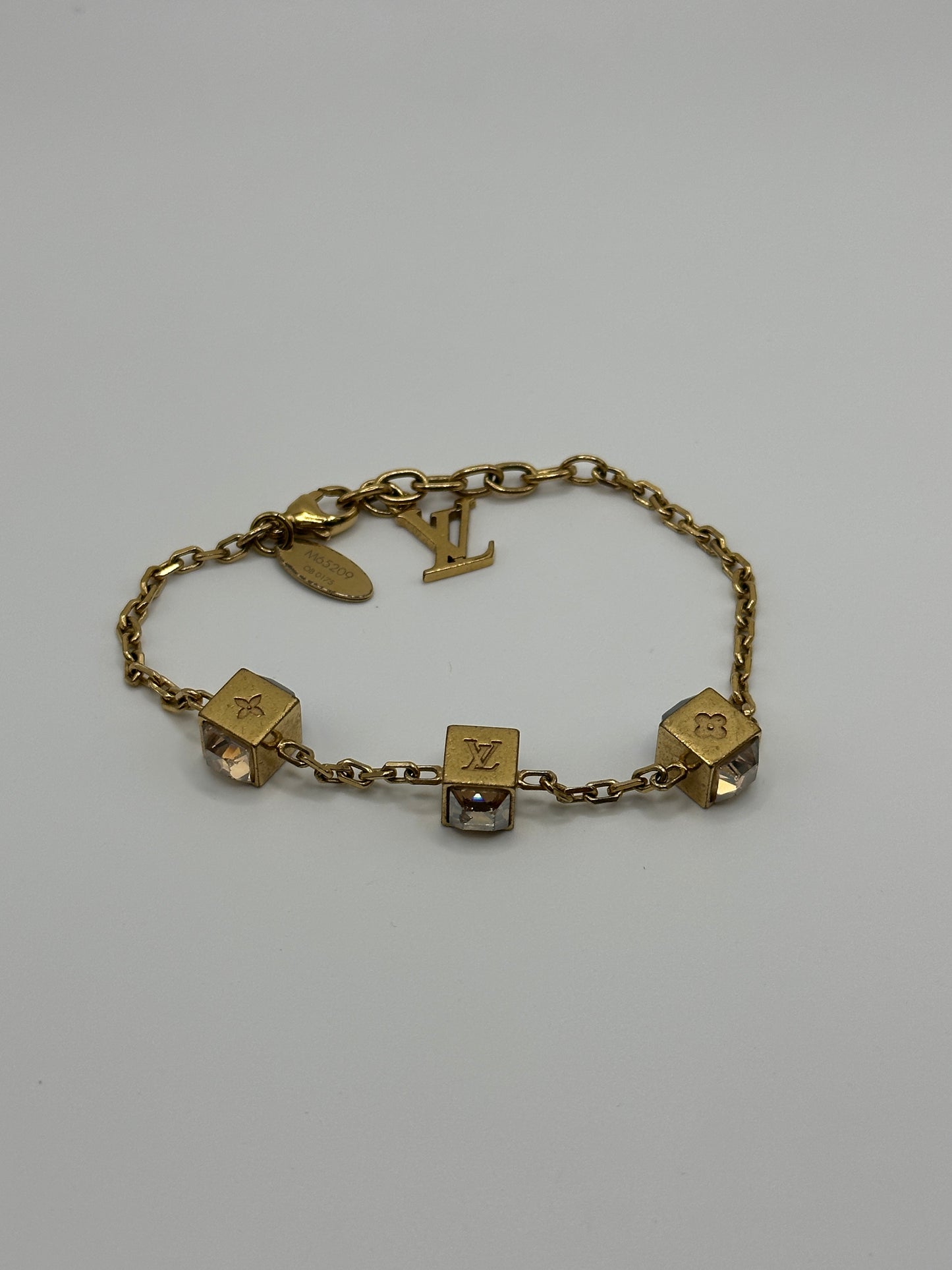 Louis Vuitton Gamble Gold Tone Necklace Louis Vuitton