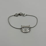 DIOR CAT BRACELET SILVER