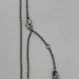 VIVIENNE WESTWOOD SILVER SATURN NECKLACE