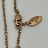 VIVIENNE WESTWOOD ROSE GOLD SATURN NECKLACE