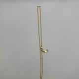 VIVIENNE WESTWOOD GOLD/CLEAR ARIELLA NECKLACE