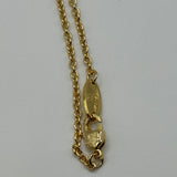 VIVIENNE WESTWOOD LARGE GOLD CRYSTAL ORB NECKLACE