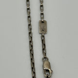 GUCCI BAR VENETIAN NECKLACE SILVER