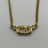 DIOR CENTRE CD NECKLACE GOLD