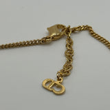 DIOR CENTRE CD NECKLACE GOLD